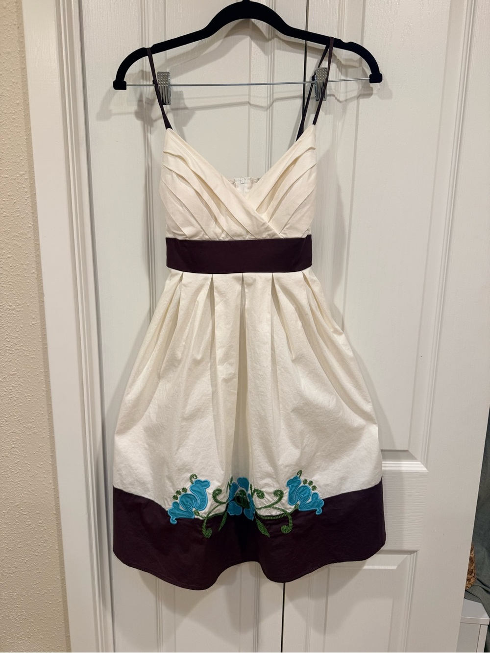 Trixxi Floral Embroidered Cottagecore Dress